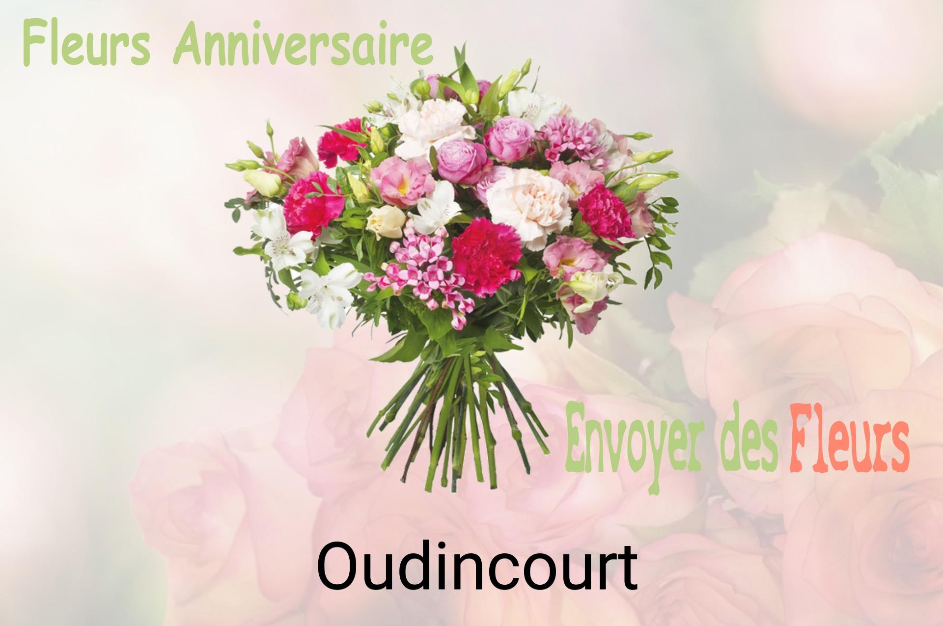 Bouquet de fleurs d’anniversaire livré à Oudincourt