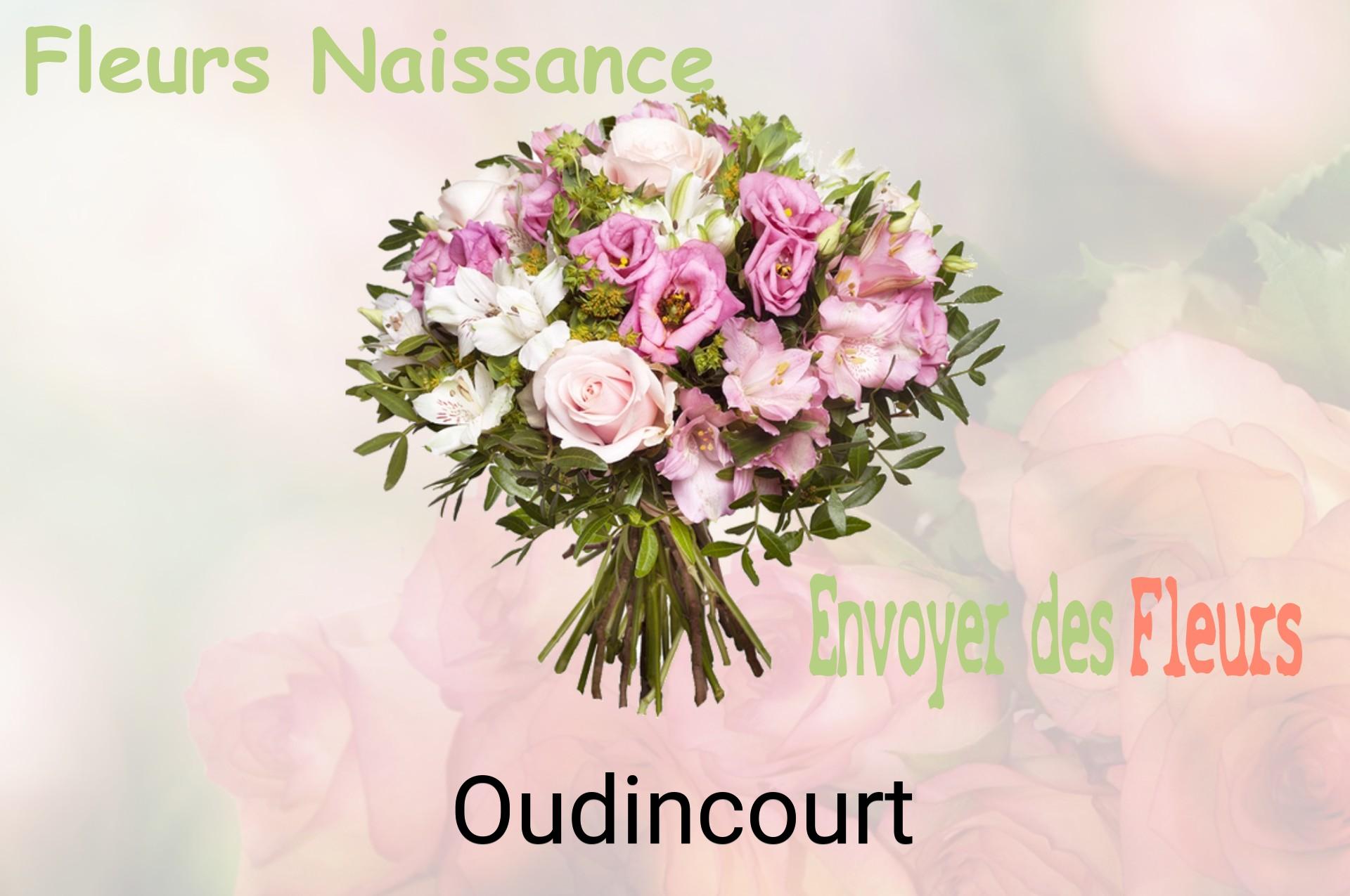 Bouquet de fleurs de naissance livré à Oudincourt